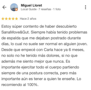 Testimonio de Miguel Lloret